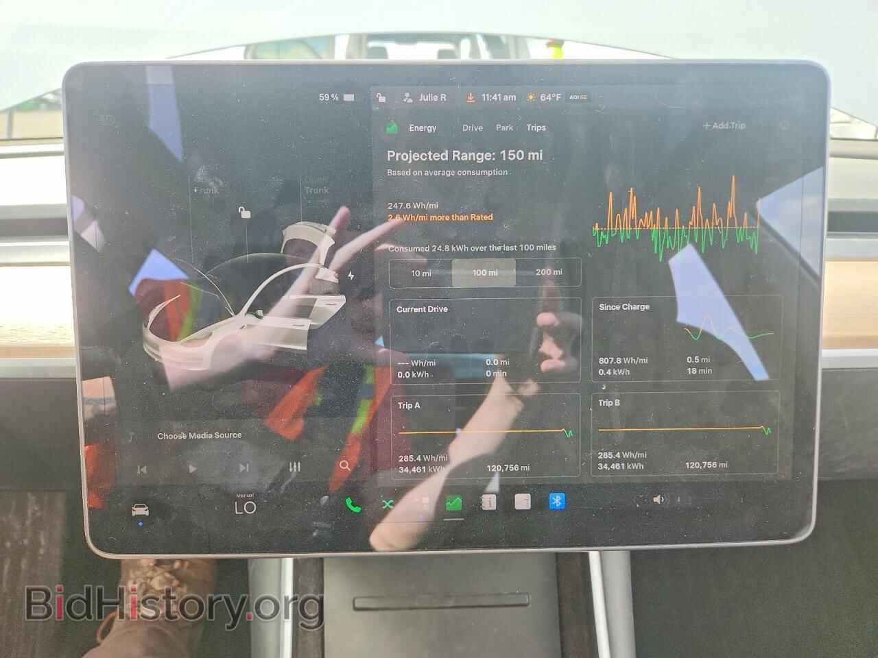 2018 TESLA MODEL 3 - VIN: 5YJ3E1EB9JF094820 - Фото 9