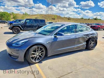 2018 Tesla MODEL 3, темно-серый — VIN 5YJ3E1EA5JF023718, Copart