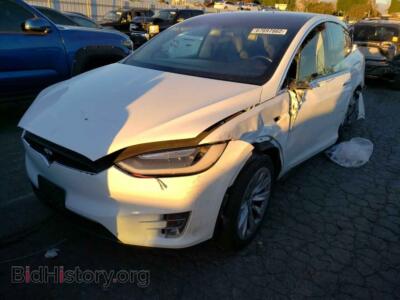 2016 Tesla MODEL X, white — VIN 5YJXCBE2XGF017637, Copart