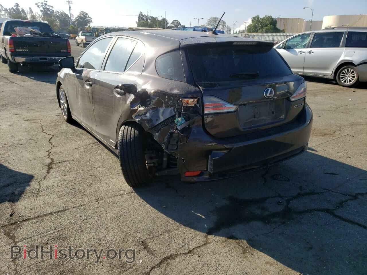 2012 LEXUS CT 200 - VIN: JTHKD5BH7C2083284 - Фото 3