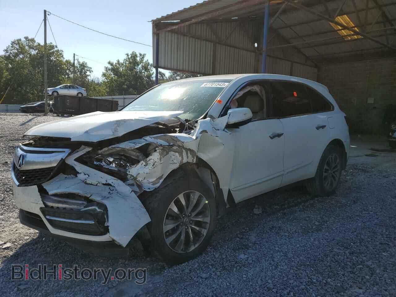 Photo 5FRYD3H46EB020437 - ACURA MDX 2014