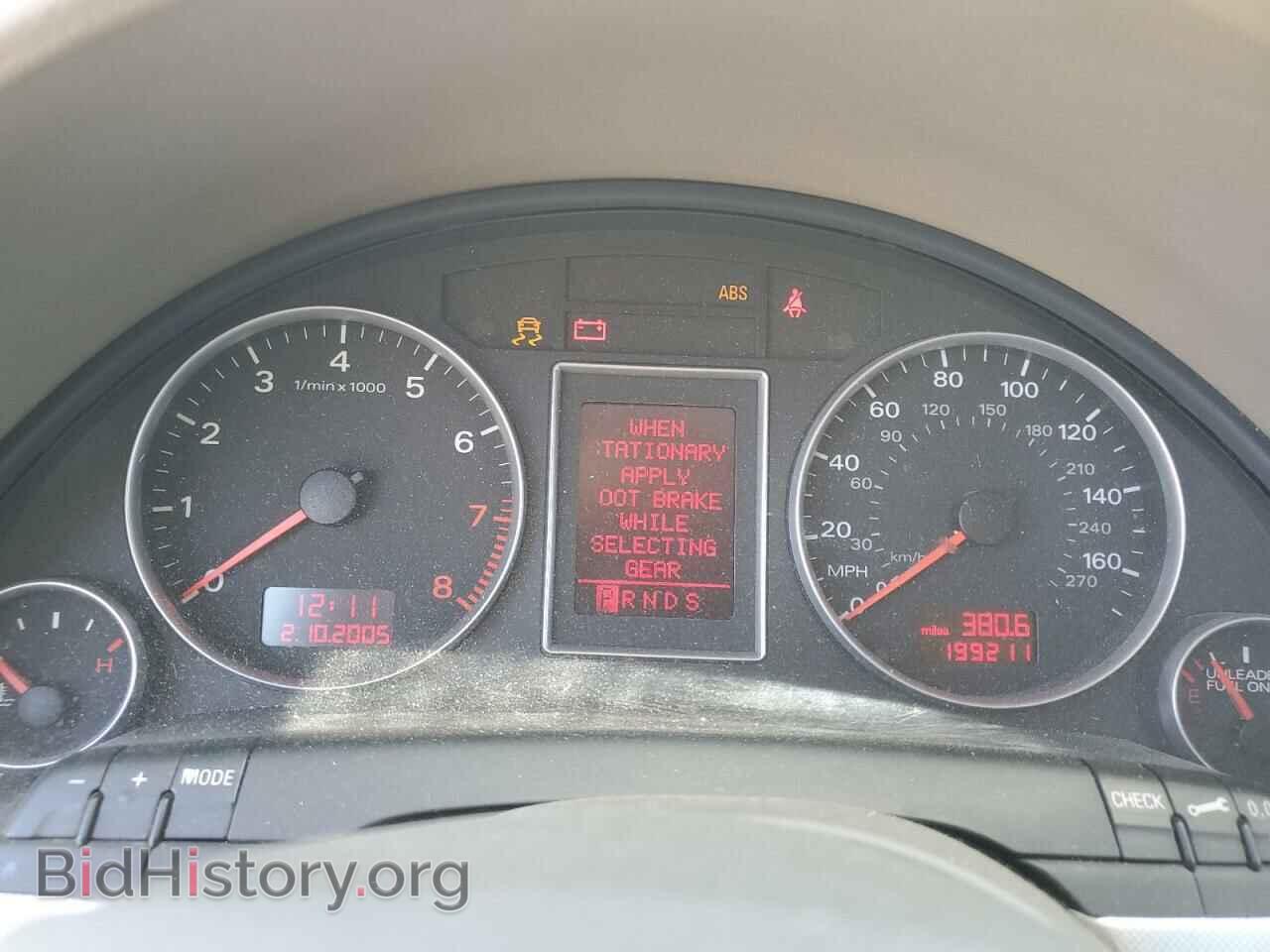 2006 AUDI A4 - VIN: WAUAF78E76A158282 - Фото 9