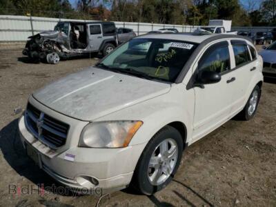 2007 Dodge CALIBER, white — VIN 1B3HB48B77D560676, Copart