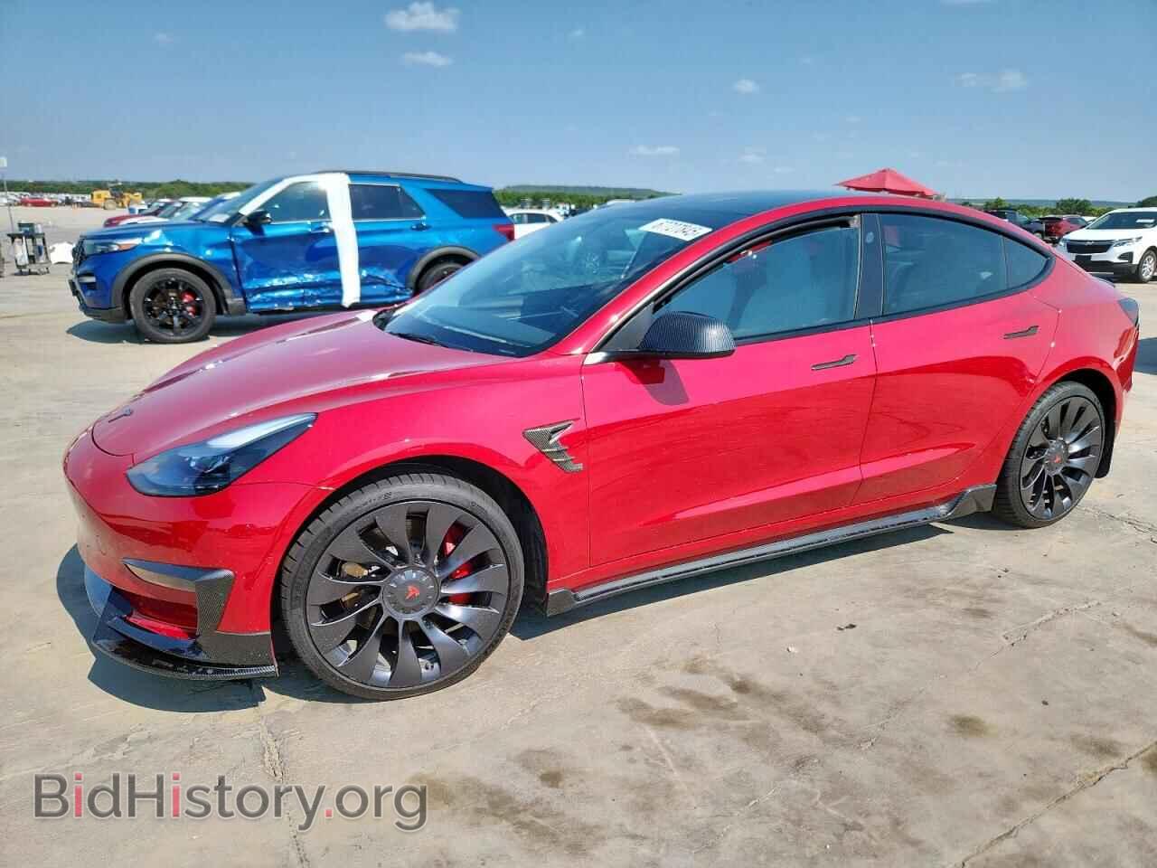 Photo 5YJ3E1EC4NF348464 - TESLA MODEL 3 2022