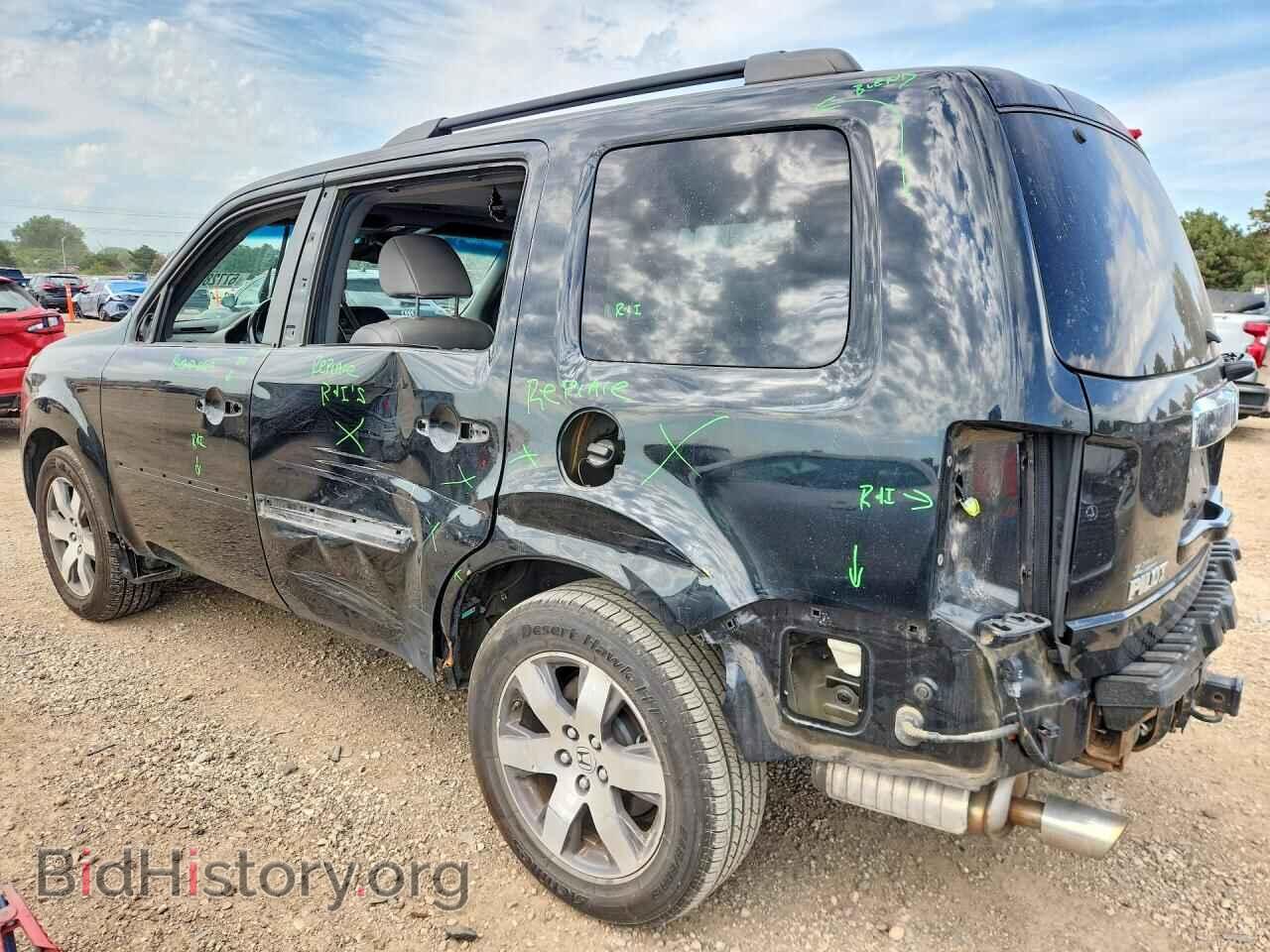 2013 HONDA PILOT - VIN: 5FNYF4H94DB040696 - Photo 2