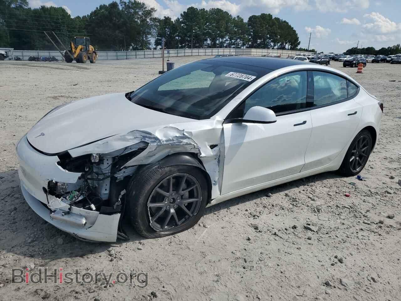 Photo 5YJ3E1EB0NF104947 - TESLA MODEL 3 2022