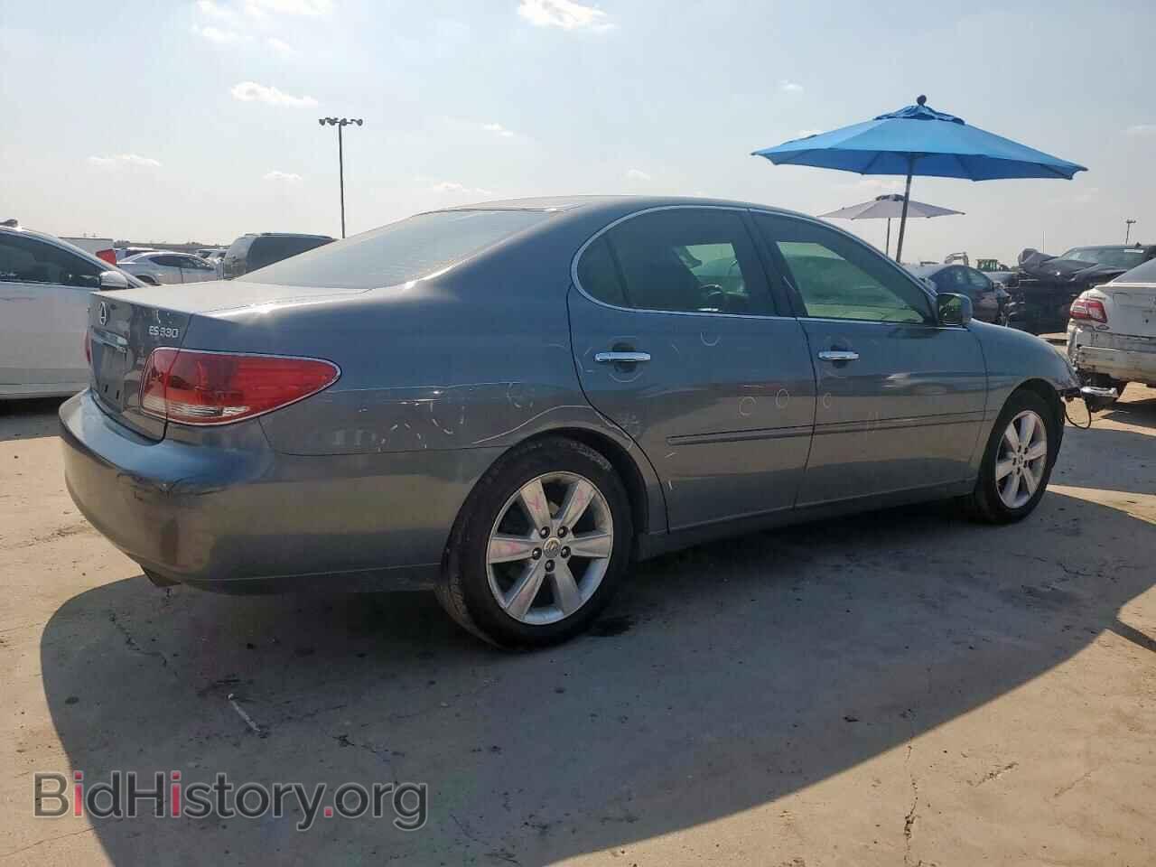 2005 LEXUS ES330 - VIN: JTHBA30G155129782 - Фото 3