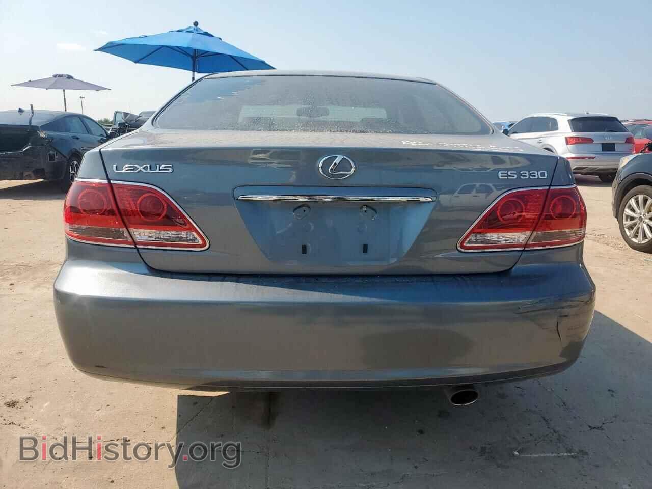 2005 LEXUS ES330 - VIN: JTHBA30G155129782 - Фото 6