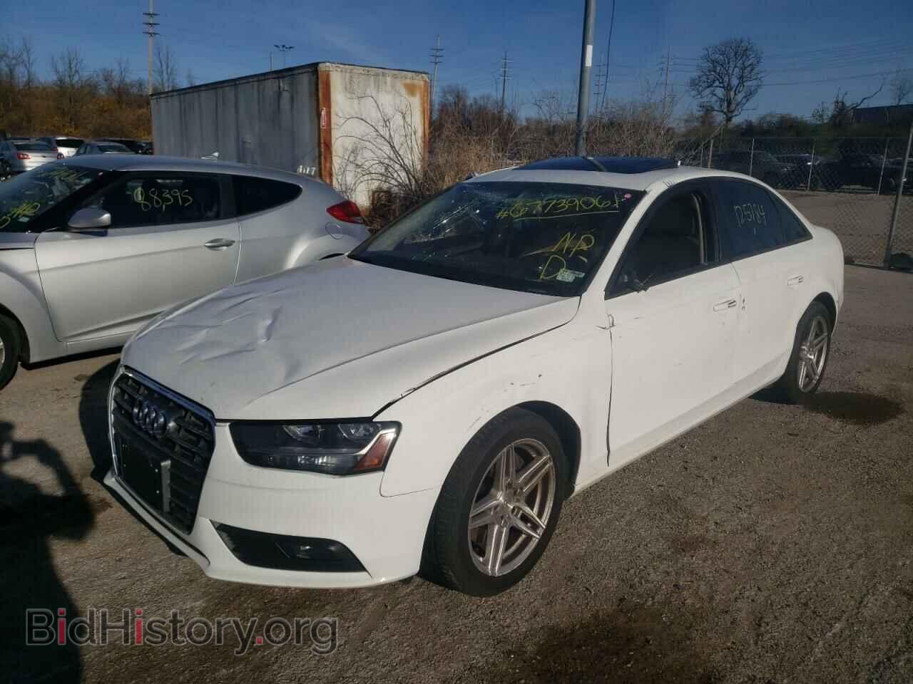 2014 AUDI A4 - VIN: WAUAFAFL0EA081803 - Фото 2