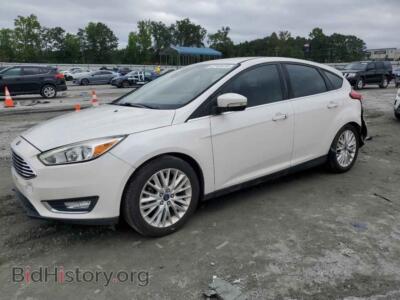 2016 Ford FOCUS Titanium, белый — VIN 1FADP3N22GL212468, Copart
