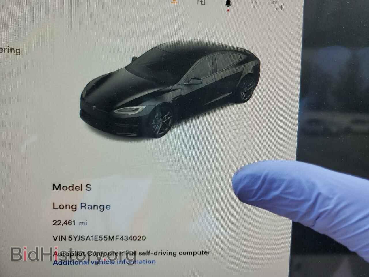 2021 TESLA MODEL S - VIN: 5YJSA1E55MF434020 - Photo 9