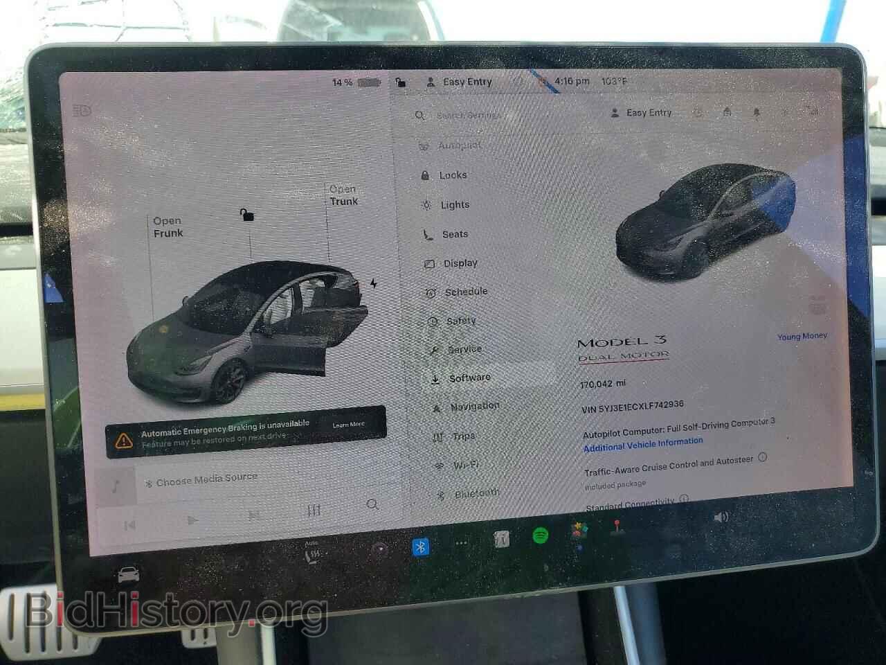 2020 TESLA MODEL 3 - VIN: 5YJ3E1ECXLF742936 - Фото 9