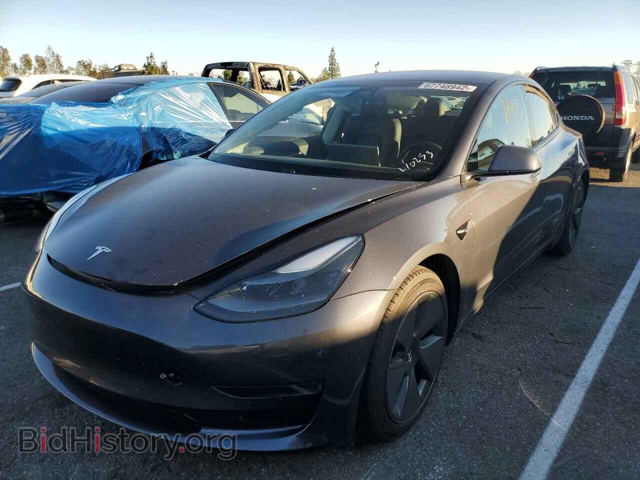Photo 5YJ3E1EA5MF074706 - TESLA MODEL 3 2021
