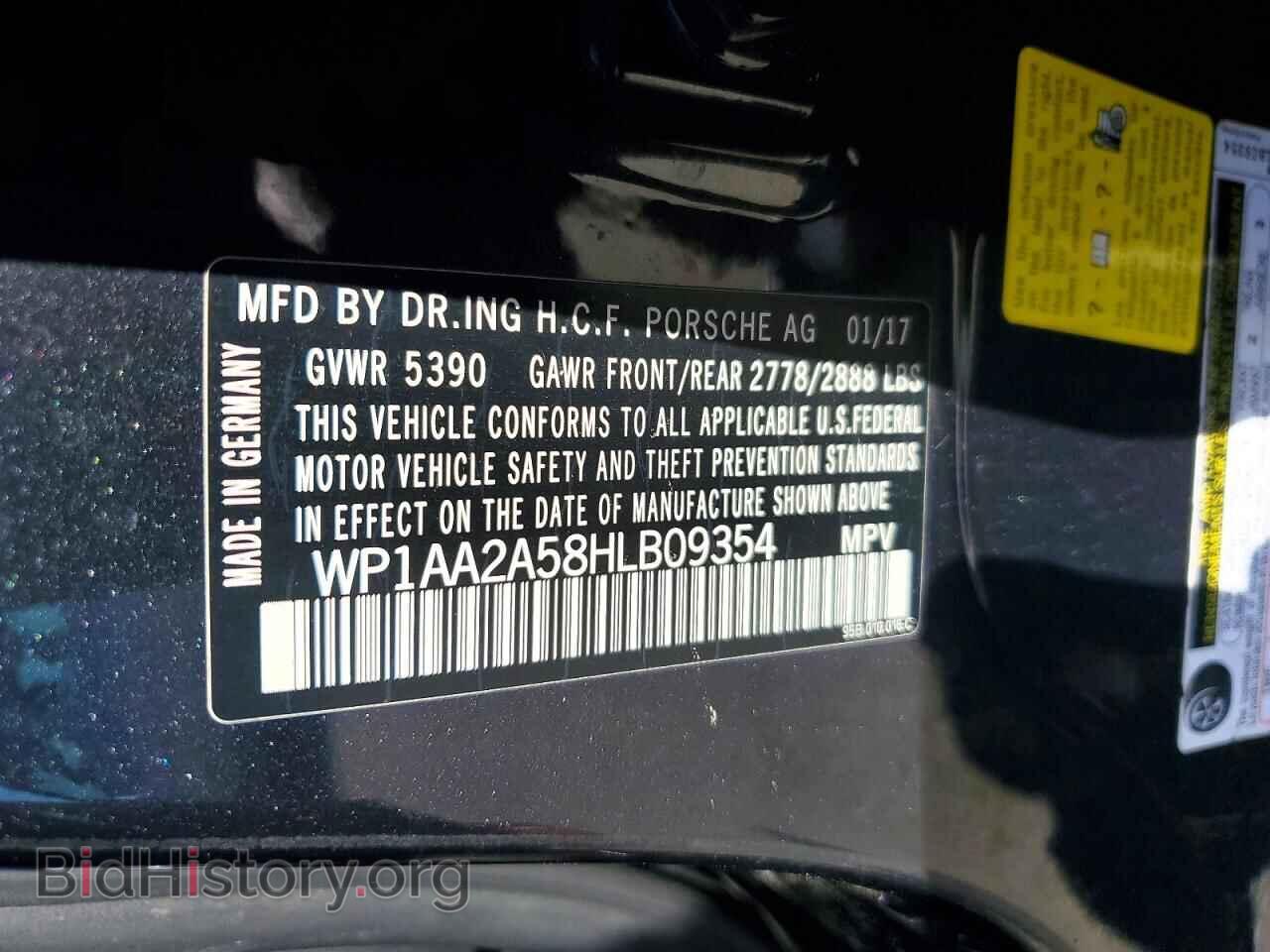 2017 PORSCHE MACAN - VIN: WP1AA2A58HLB09354 - Photo 13