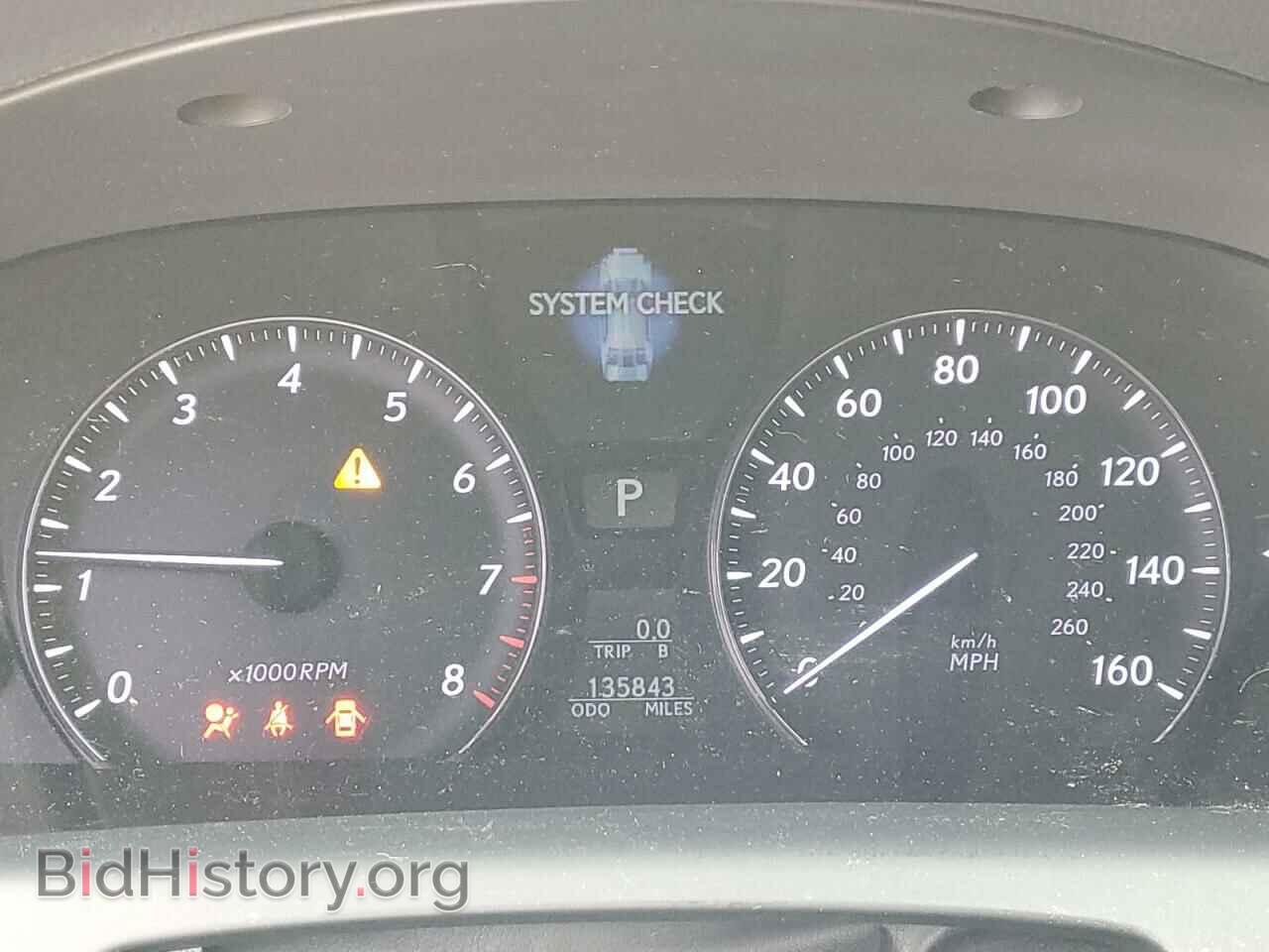 2010 LEXUS LS460 - VIN: JTHBL5EFXA5093624 - Фото 9
