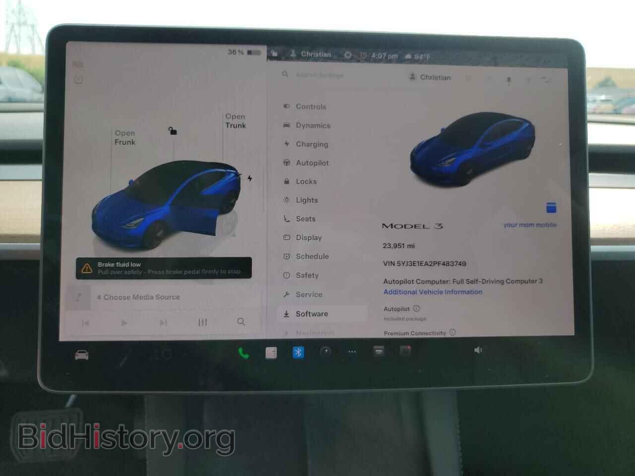 2023 TESLA MODEL 3 - VIN: 5YJ3E1EA2PF483749 - Photo 9