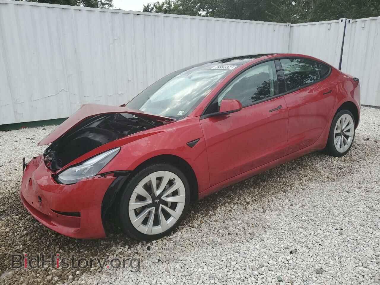 Photo 5YJ3E1EA1NF287914 - TESLA MODEL 3 2022