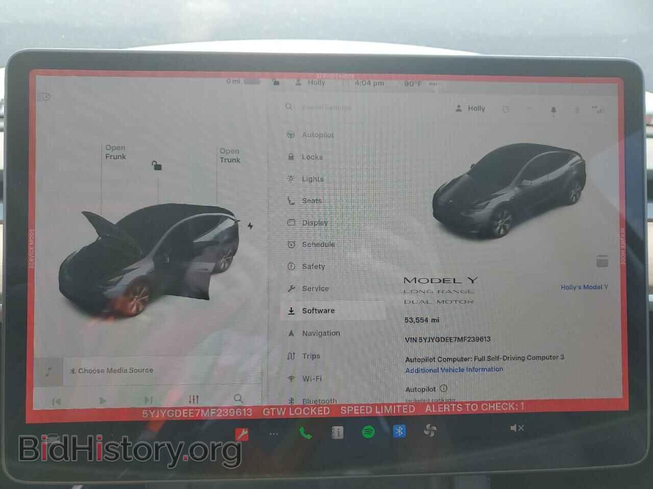 2021 TESLA MODEL Y - VIN: 5YJYGDEE7MF239613 - Фото 9