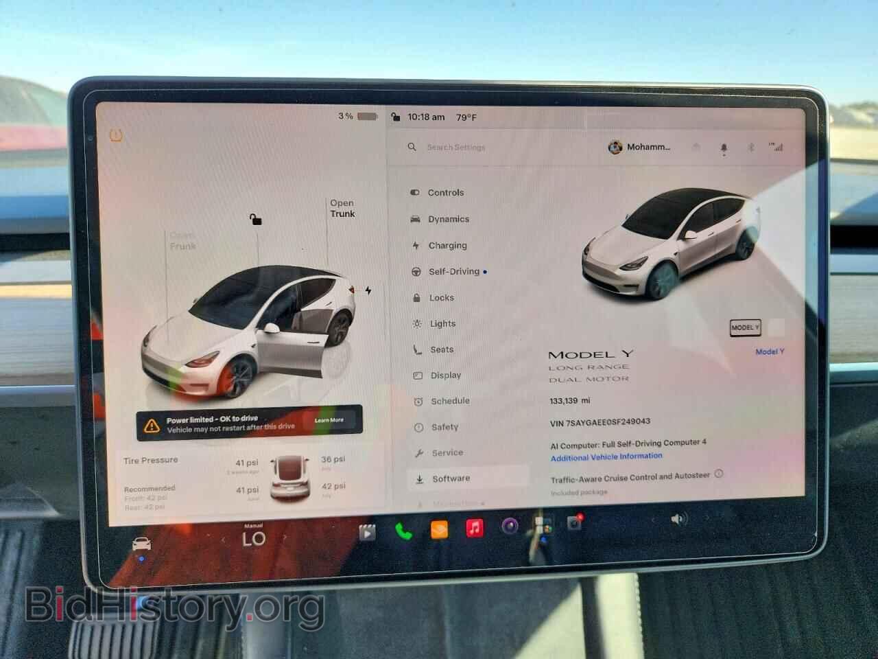 2025 TESLA MODEL Y - VIN: 7SAYGAEE0SF249043 - Photo 9