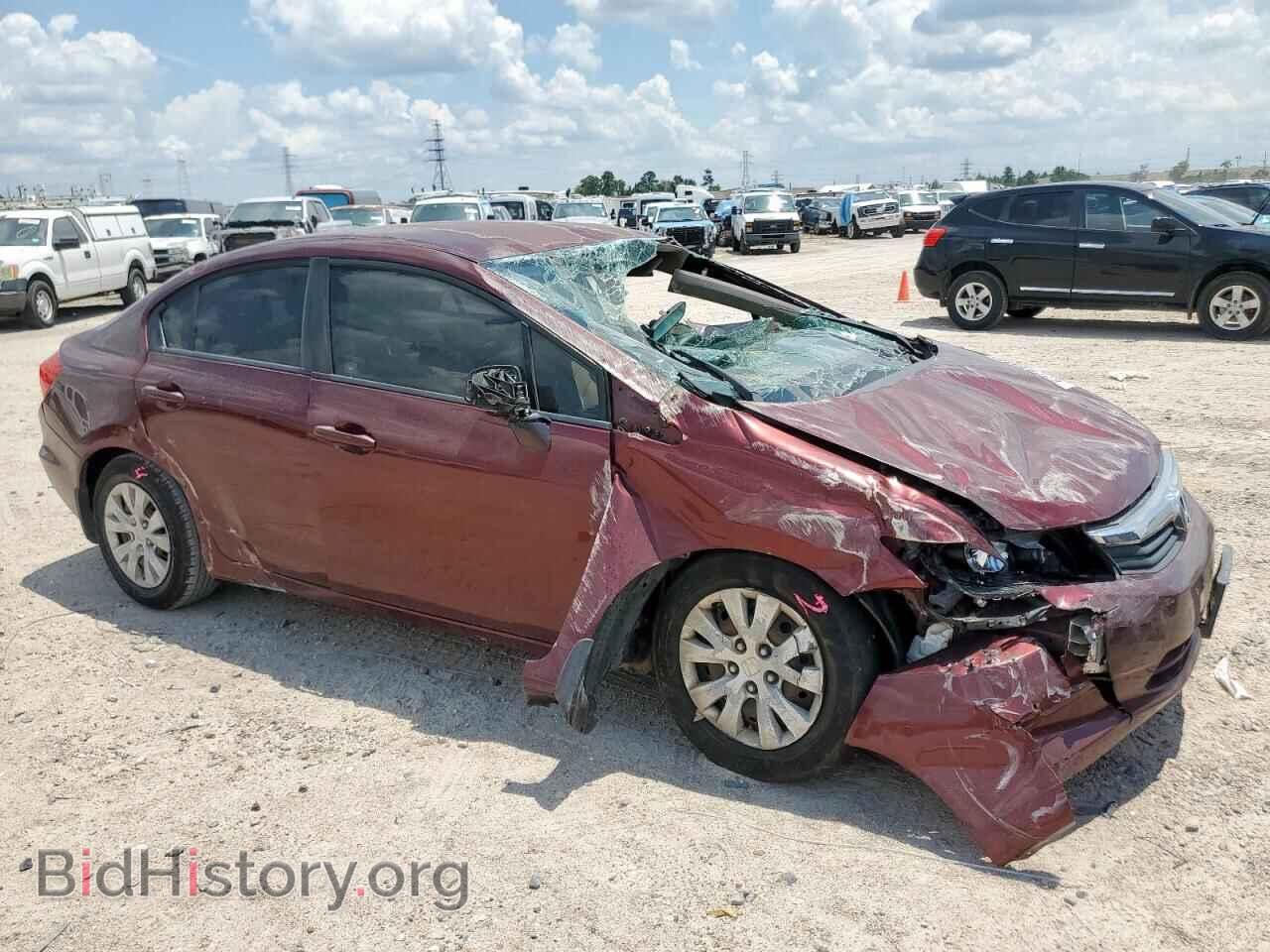 2012 HONDA CIVIC - VIN: 2HGFB2F55CH532722 - Фото 4