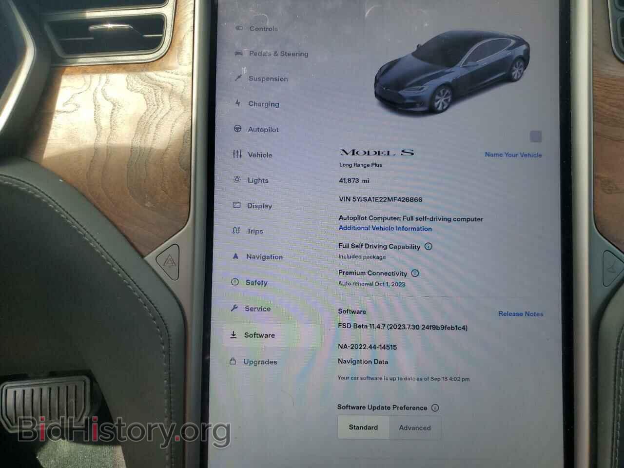 2021 TESLA MODEL S - VIN: 5YJSA1E22MF426866 - Фото 9