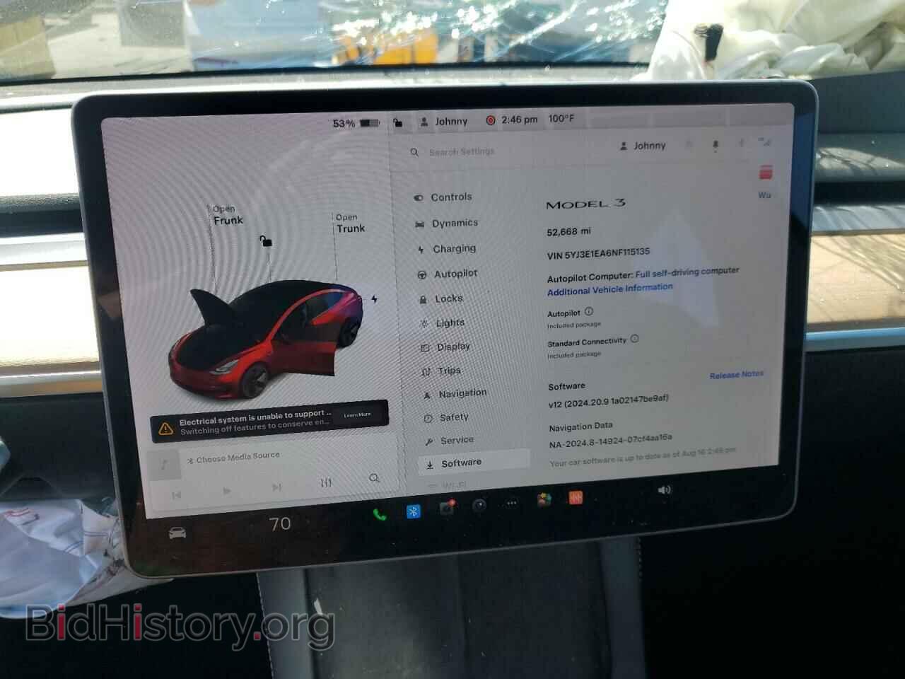 2022 TESLA MODEL 3 - VIN: 5YJ3E1EA6NF115135 - Photo 9