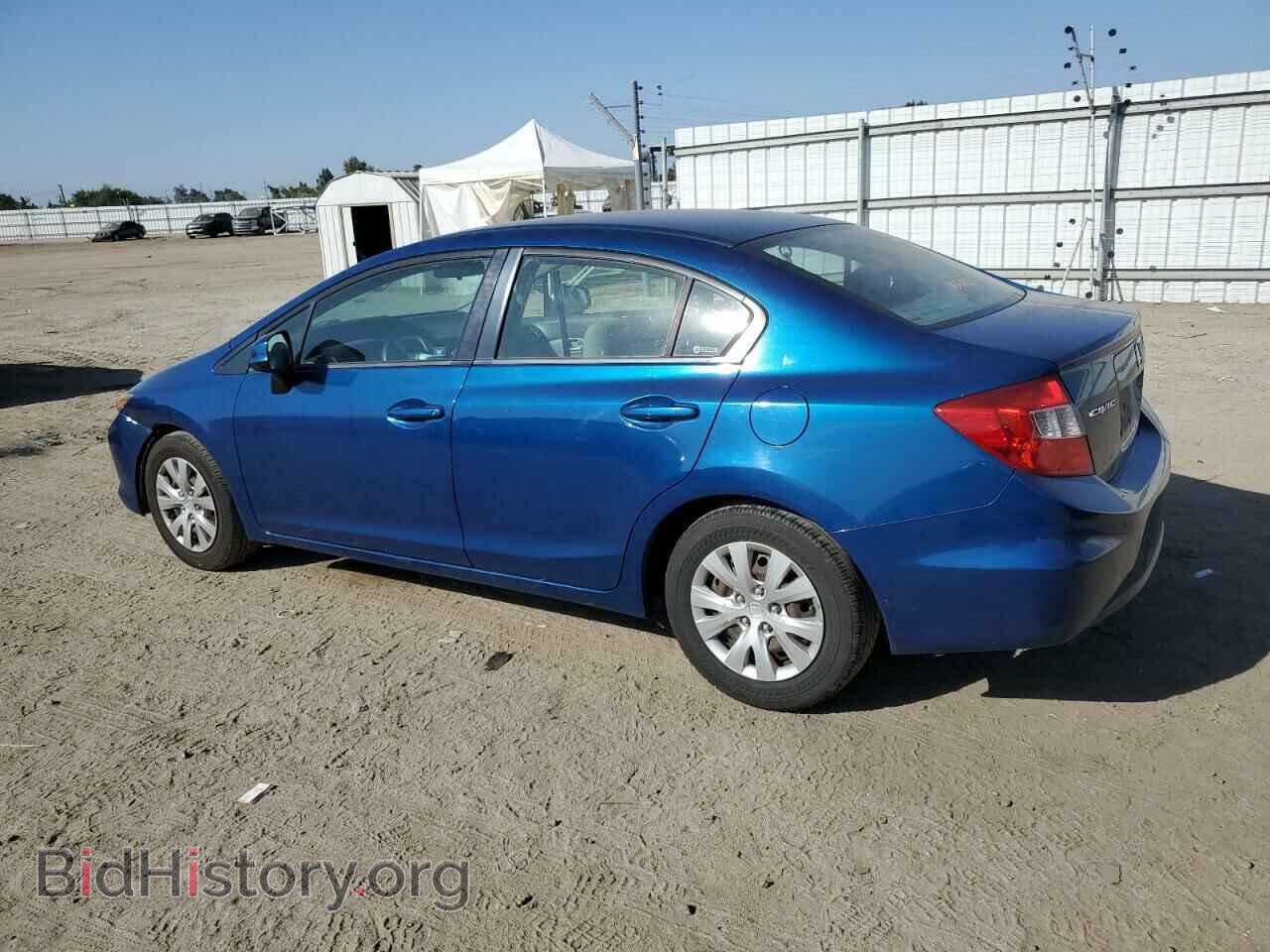 2012 HONDA CIVIC - VIN: 2HGFB2F55CH509537 - Фото 2