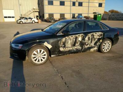 2013 Audi A4 A4 Premium, black — VIN WAUAFAFL8DN036504, Copart