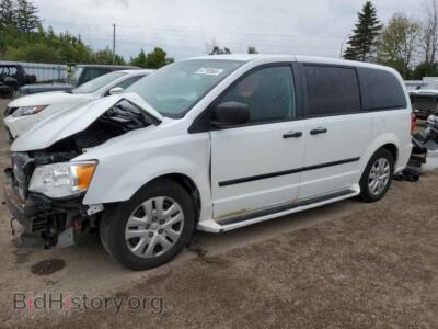 2015 Dodge CARAVAN SE, белый — VIN 2C4RDGBG9FR665945, Copart