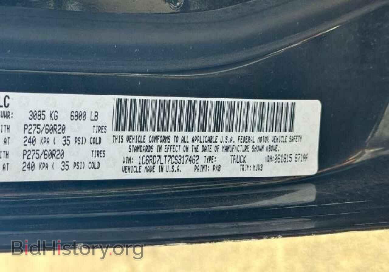 2012 DODGE RAM 1500 - VIN: 1C6RD7LT7CS317462 - Фото 10