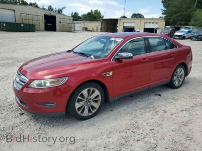 2012 Ford TAURUS Limited, красный — VIN 1FAHP2FWXCG124963, Copart