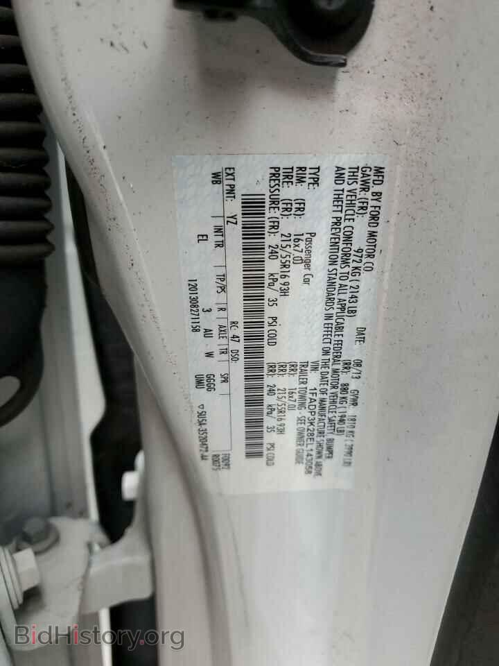 2014 FORD FOCUS - VIN: 1FADP3K28EL143058 - Photo 12