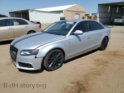 2011 Audi A4 Premium Plus, silver — VIN WAUEFBFL5BN050221, Copart