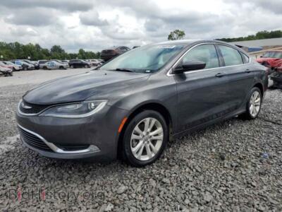 2016 Chrysler 200 Limited, темно-серый — VIN 1C3CCCAB5GN183841, Copart