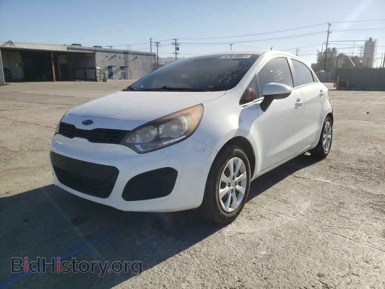 2013 KIA RIO - VIN: KNADM5A37D6110068 - Фото 2