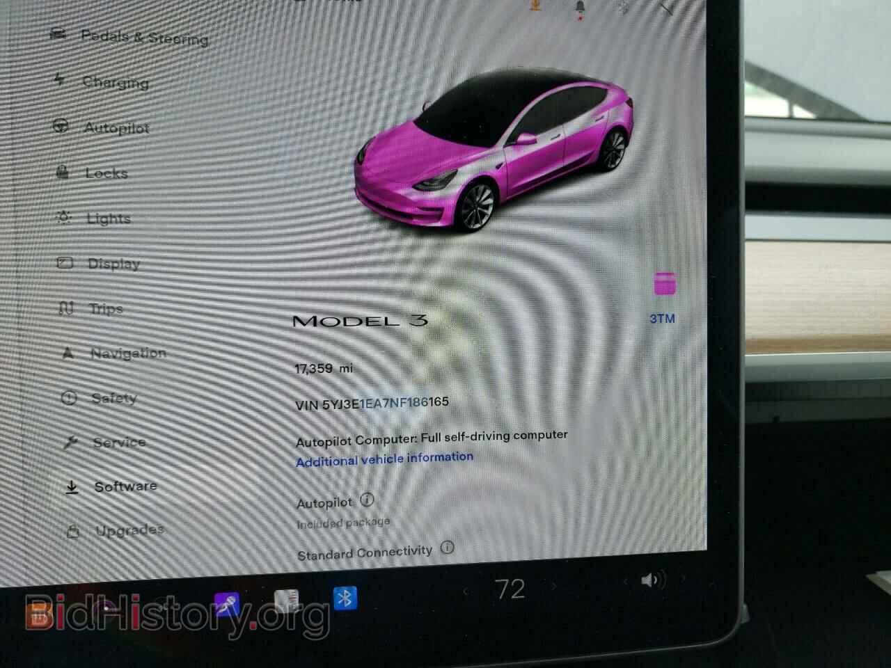 2022 TESLA MODEL 3 - VIN: 5YJ3E1EA7NF186165 - Фото 9
