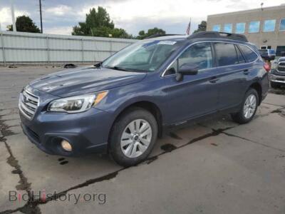 2016 Subaru OUTBACK 2.5I Premium, серый — VIN 4S4BSBFC5G3291888, Copart