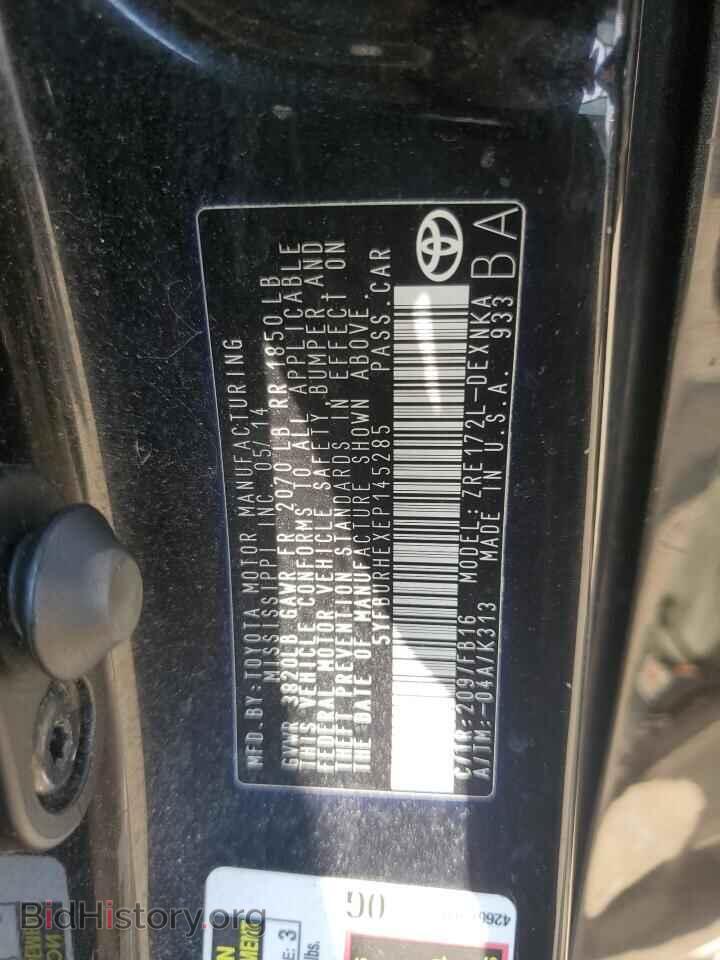 2014 TOYOTA COROLLA - VIN: 5YFBURHEXEP145285 - Фото 12