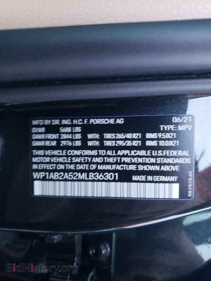 2021 PORSCHE MACAN - VIN: WP1AB2A52MLB36301 - Photo 10