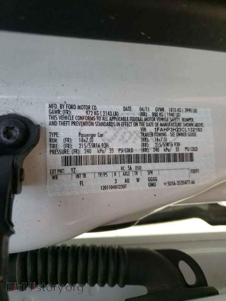 2012 FORD FOCUS - VIN: 1FAHP3H23CL132183 - Фото 10