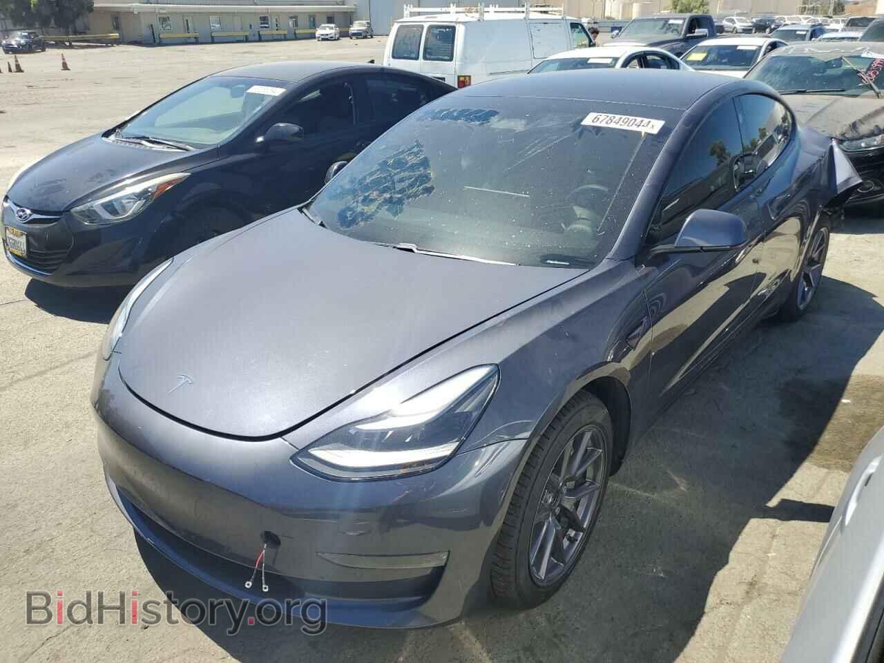Photo 5YJ3E1EA2MF027973 - TESLA MODEL 3 2021