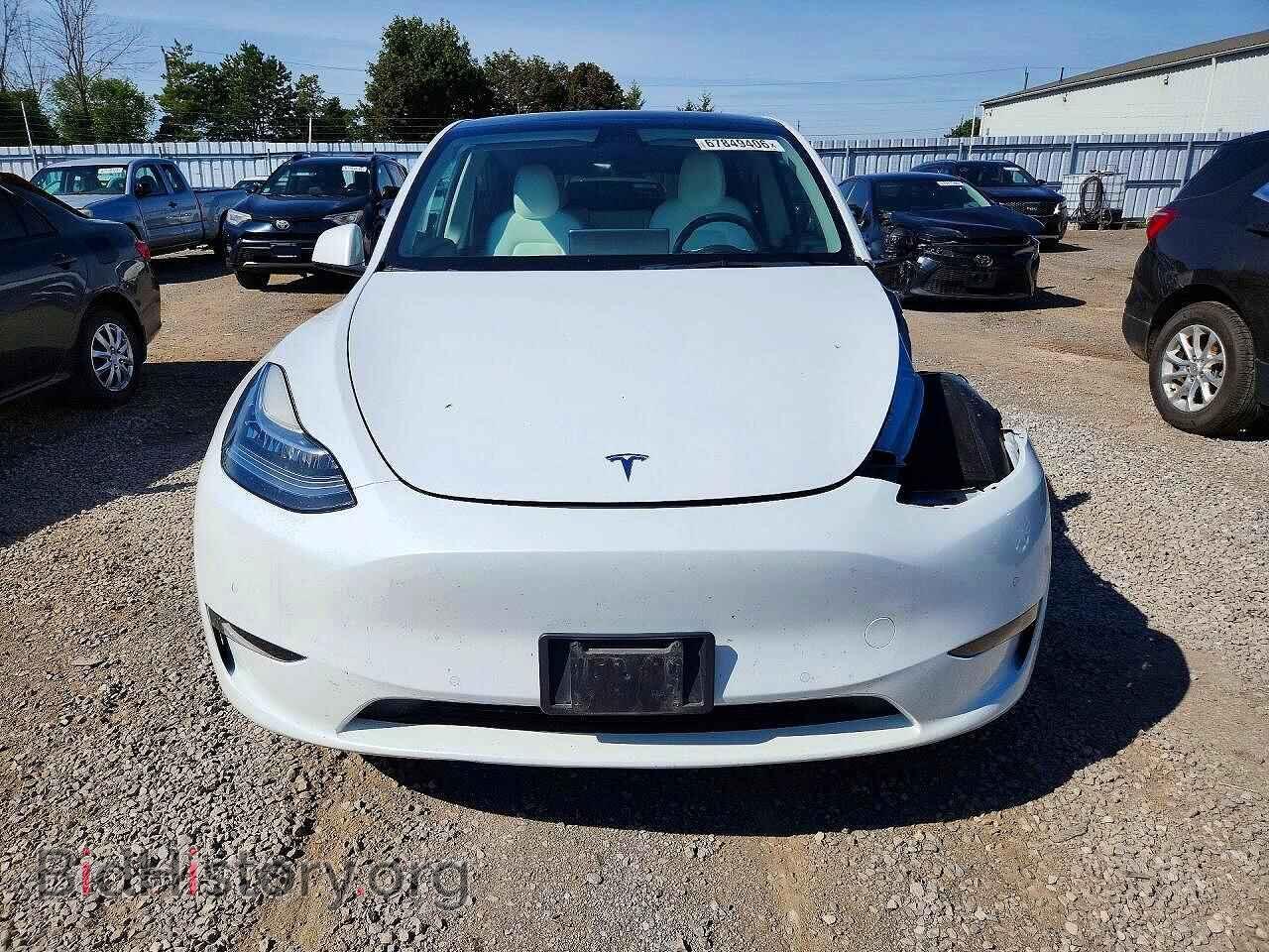 2022 TESLA MODEL Y - VIN: 7SAYGDEE0NF418323 - Photo 5