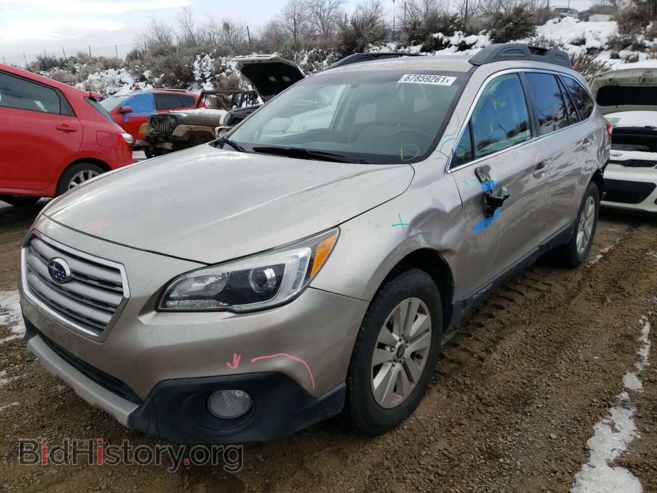 2015 SUBARU OUTBACK - VIN: 4S4BSACC3F3307597 - Фото 2