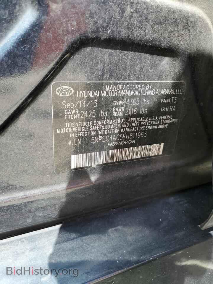 2014 HYUNDAI SONATA - VIN: 5NPEC4AC5EH811963 - Фото 12