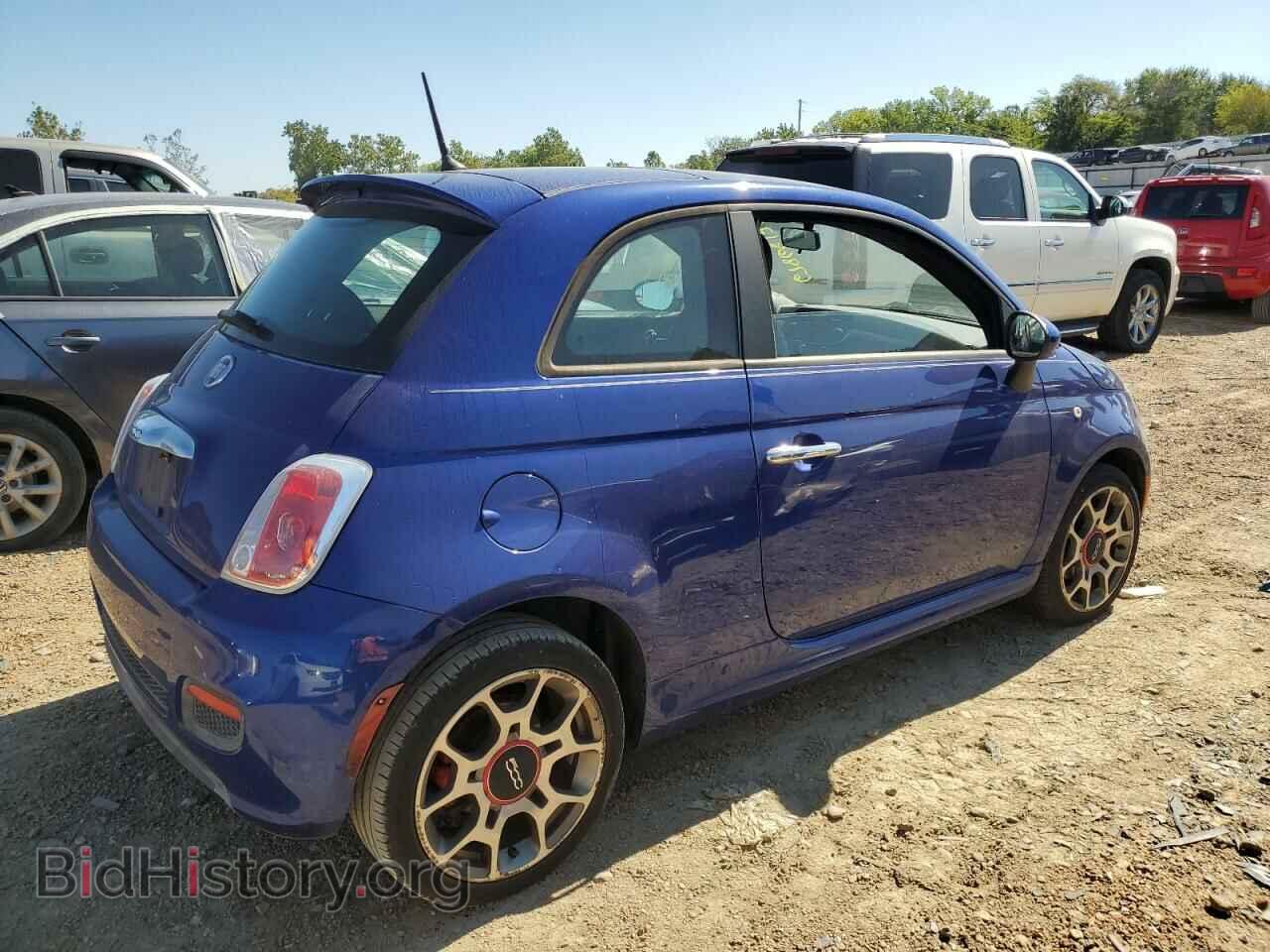 2012 FIAT 500 - VIN: 3C3CFFBR1CT128155 - Фото 3