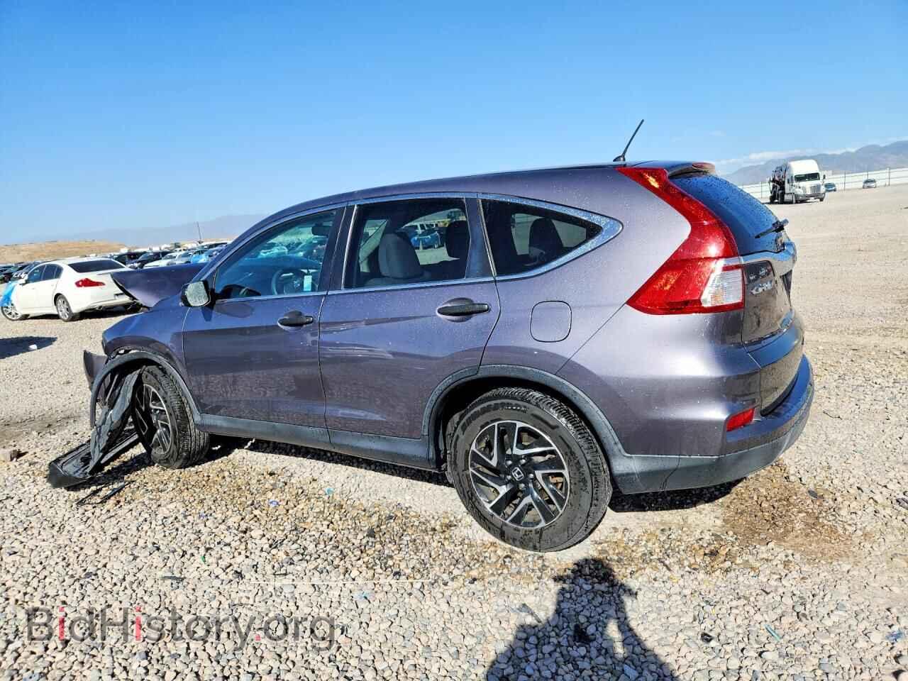 2016 HONDA CRV - VIN: 5J6RM4H4XGL042575 - Фото 2