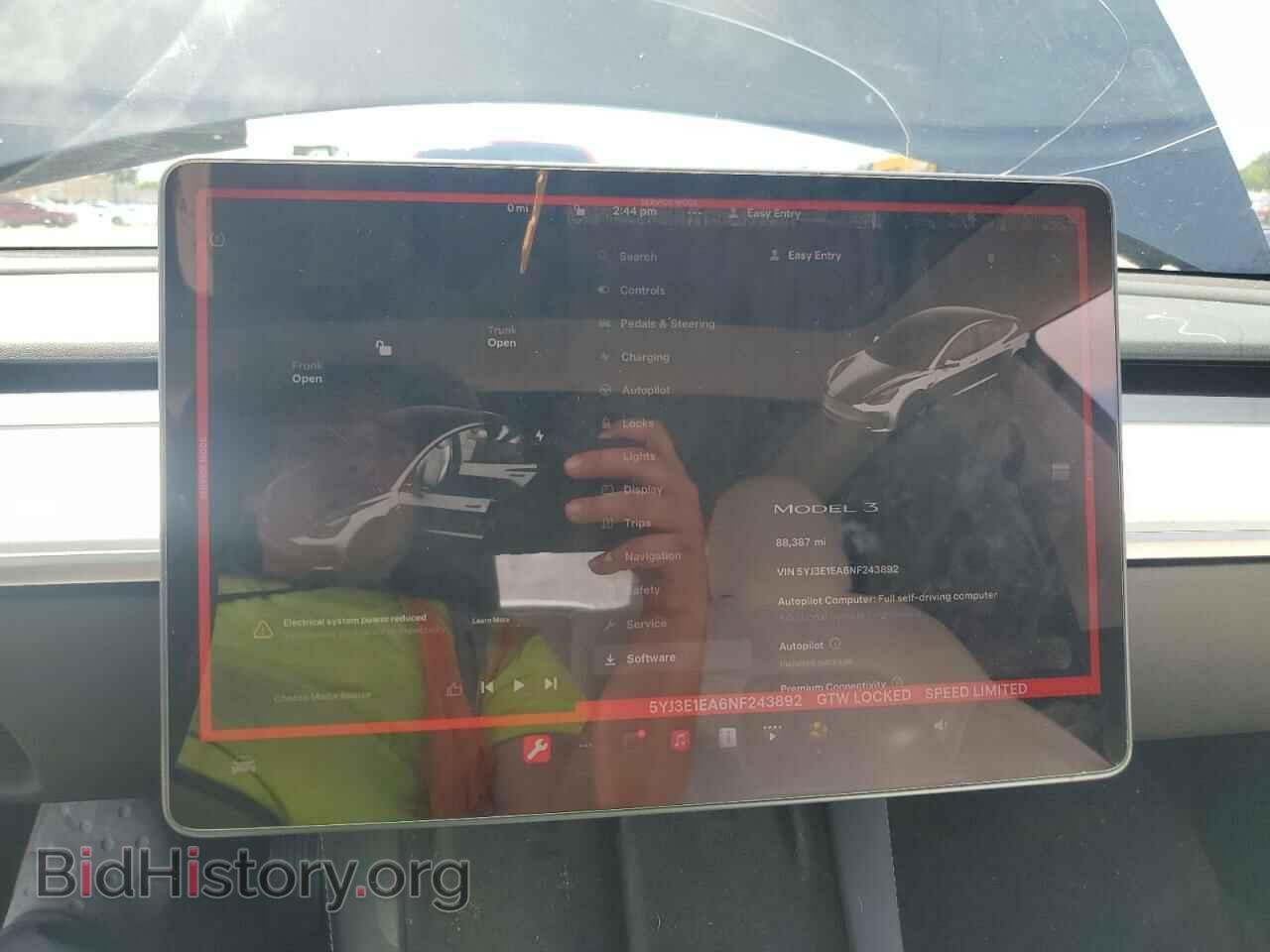 2022 TESLA MODEL 3 - VIN: 5YJ3E1EA6NF243892 - Фото 9