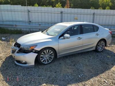 2014 Acura RLX Advance, серебристый — VIN JH4KC1F9XEC005870, Copart