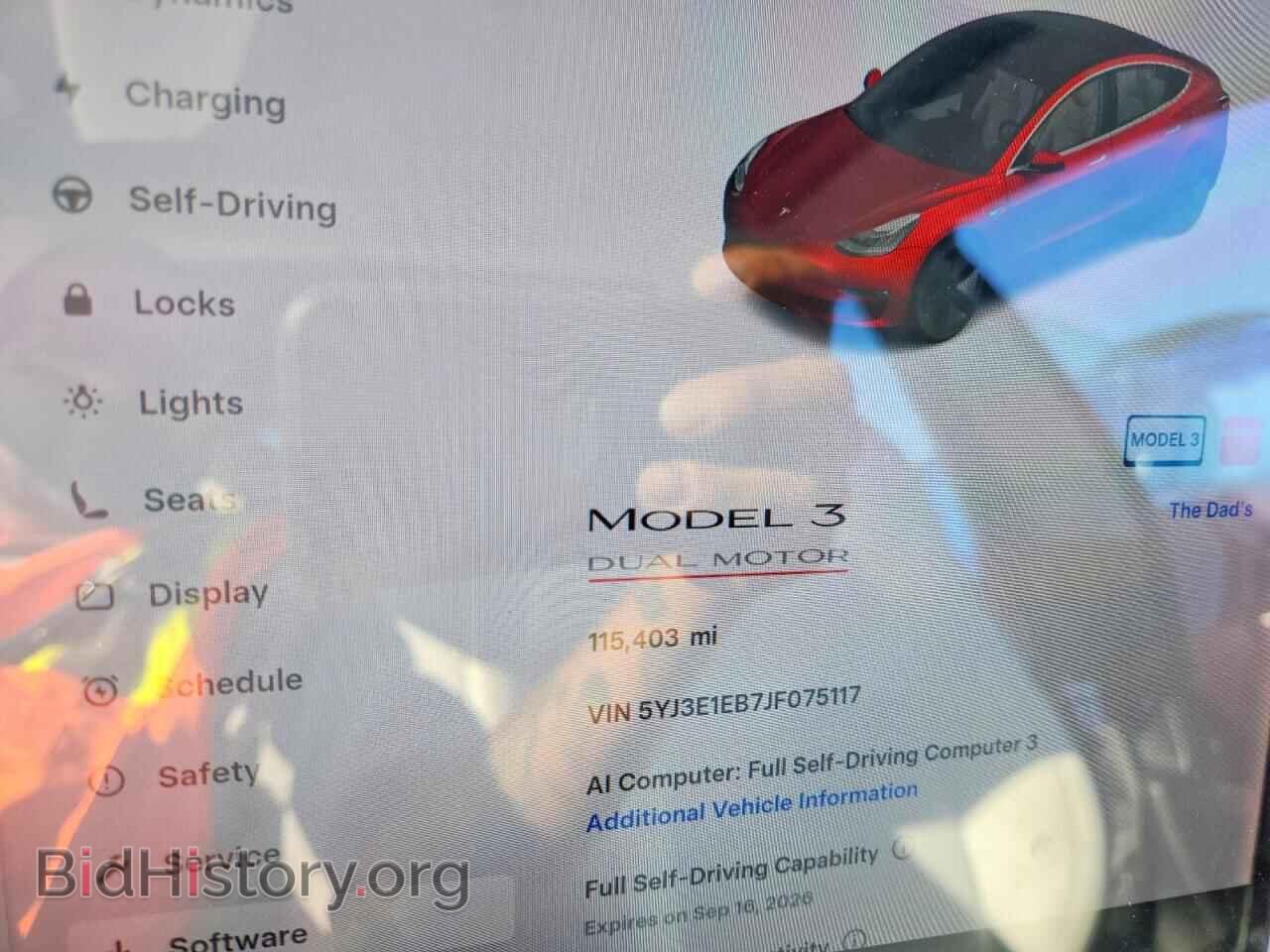 2018 TESLA MODEL 3 - VIN: 5YJ3E1EB7JF075117 - Фото 9