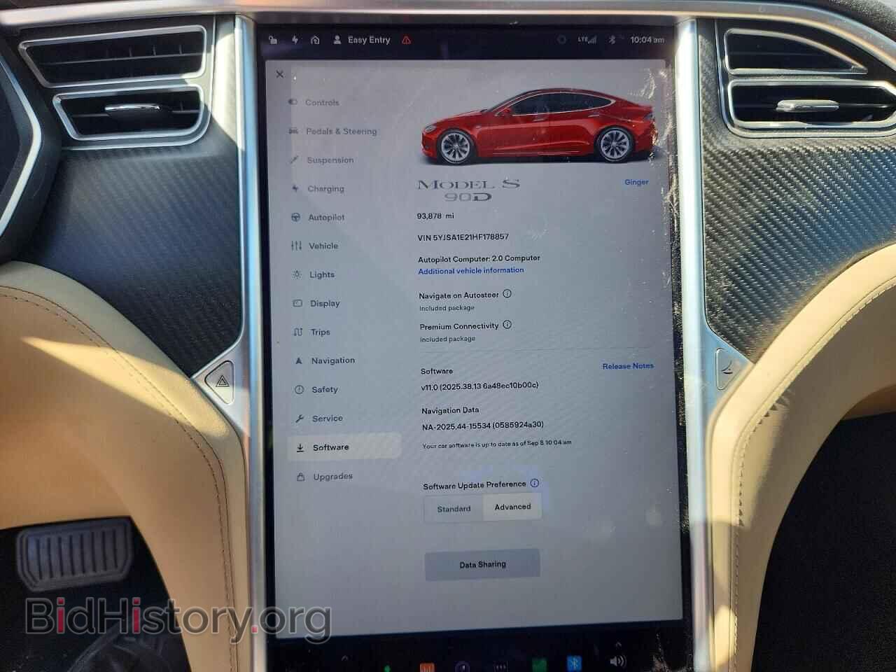 2017 TESLA MODEL S - VIN: 5YJSA1E21HF178857 - Photo 9